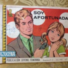Tebeos: AZUCENA - SOY AFORTUNADA - ANTIGUA PUBLICACIÓN JUVENIL FEMENINA. AÑO 1968. NUM.1075. Lote 46581722
