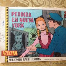 Tebeos: AZUCENA - PERDIDA EN NUEVA YORK - ANTIGUA PUBLICACIÓN JUVENIL FEMENINA. AÑO 1968. NUM.1074. Lote 46581733