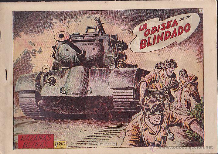 Tebeos: COMIC HAZA&Ntilde;AS BELICAS 2&ordf; SERIE N&ordm; 78 - Foto 1