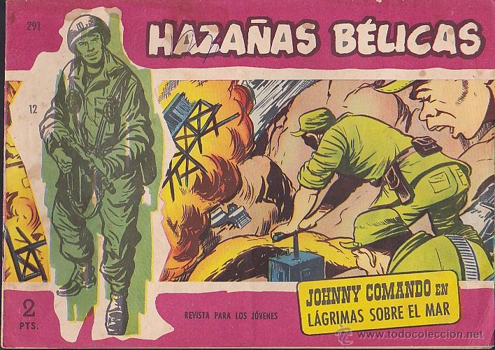 Tebeos: COMIC HAZA&Ntilde;AS BELICAS 2&ordf; SERIE N&ordm; 291 - Foto 1