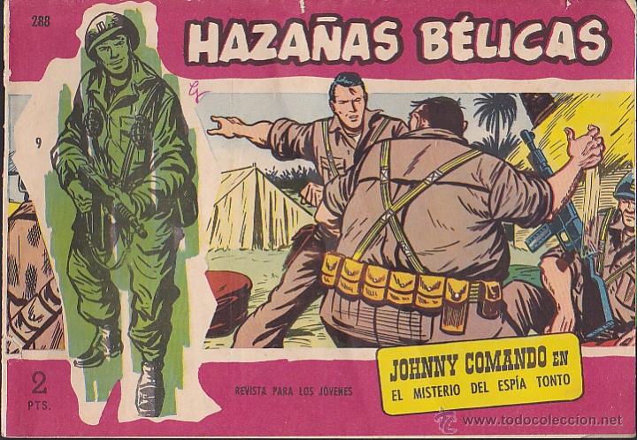 Tebeos: COMIC HAZA&Ntilde;AS BELICAS 2&ordf; SERIE N&ordm; 288 - Foto 1