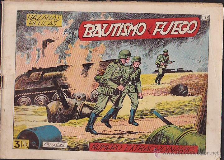 Tebeos: COMIC HAZA&Ntilde;AS BELICAS 2&ordf; SERIE N&ordm; 173 - Foto 1