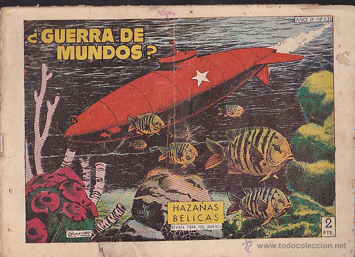 Tebeos: COMIC HAZA&Ntilde;AS BELICAS 2&ordf; SERIE N&ordm; 231 - Foto 1
