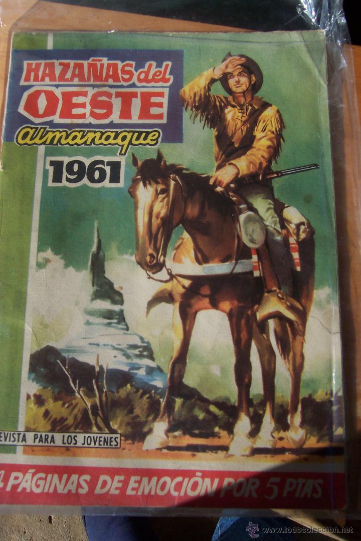 Tebeos: toray.- haza&ntilde;as del oeste , almanaque 1961 - Foto 1