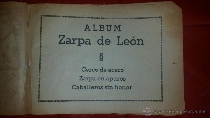 Tebeos: ALBUM TEBEO- ZARPA DE LEON ORIGINAL Ed. TORAY - Foto 4