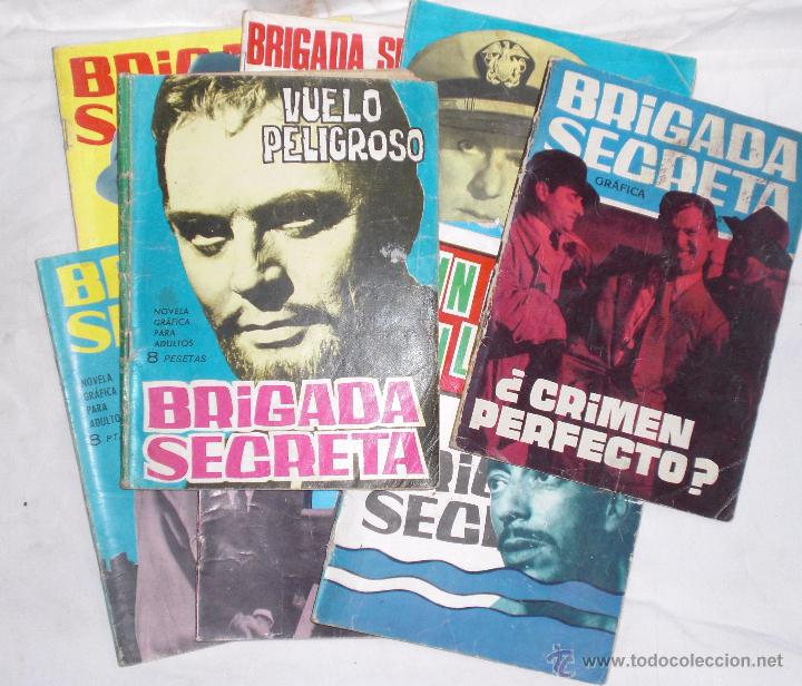 Tebeos: Lote de 8 comic brigada secreta - Foto 1