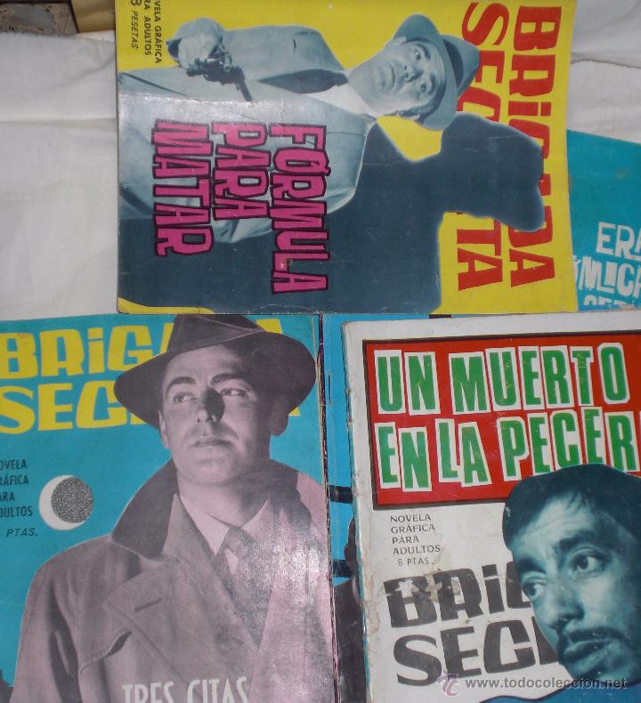 Tebeos: Lote de 8 comic brigada secreta - Foto 3