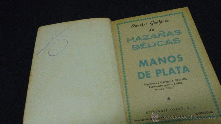 Tebeos: HAZA&Ntilde;AS BELICAS. N&ordm; 9. EDICIONES TORAY. - Foto 2