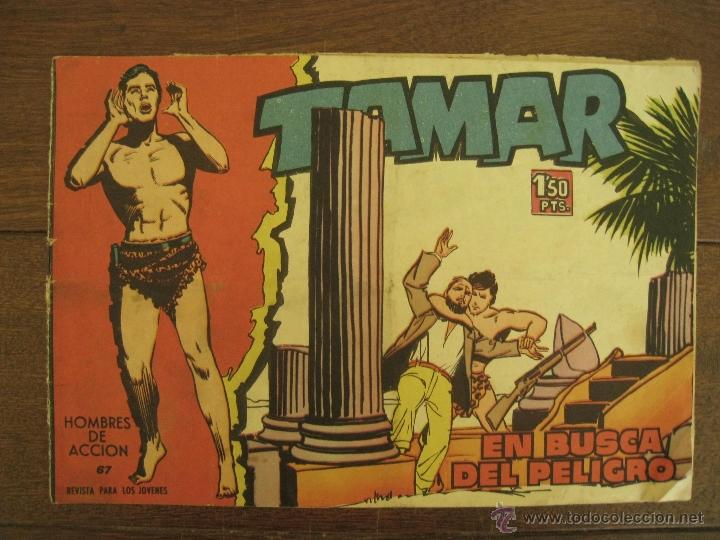 Tebeos: TAMAR - EN BUSCA DEL PELIGRO , N&ordm; 67 - EDICIONES TORAY 1961. - Foto 1