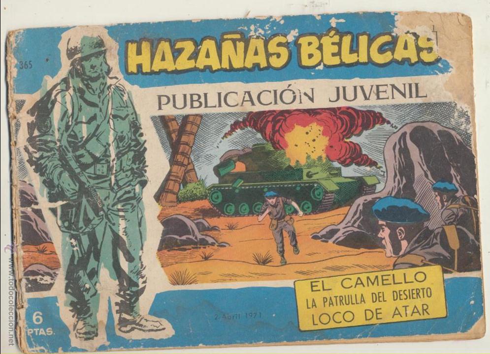 Tebeos: Haza&ntilde;as B&eacute;licas  Azul n&ordm;  365. - Foto 1