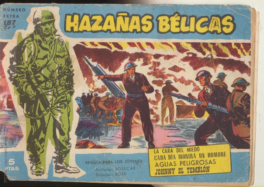 Tebeos: Haza&ntilde;as B&eacute;licas  Azul Extra n&ordm;  187. - Foto 1