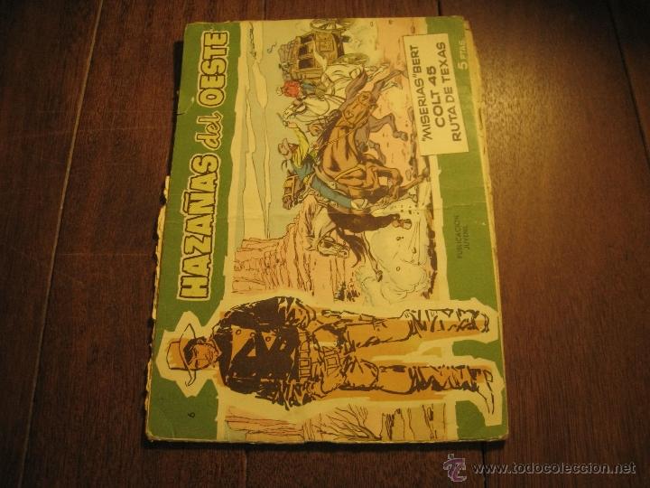 Tebeos: HAZA&Ntilde;AS DEL OESTE - N&ordm; 6 - EDICIONES TORAY 1959 - Foto 6