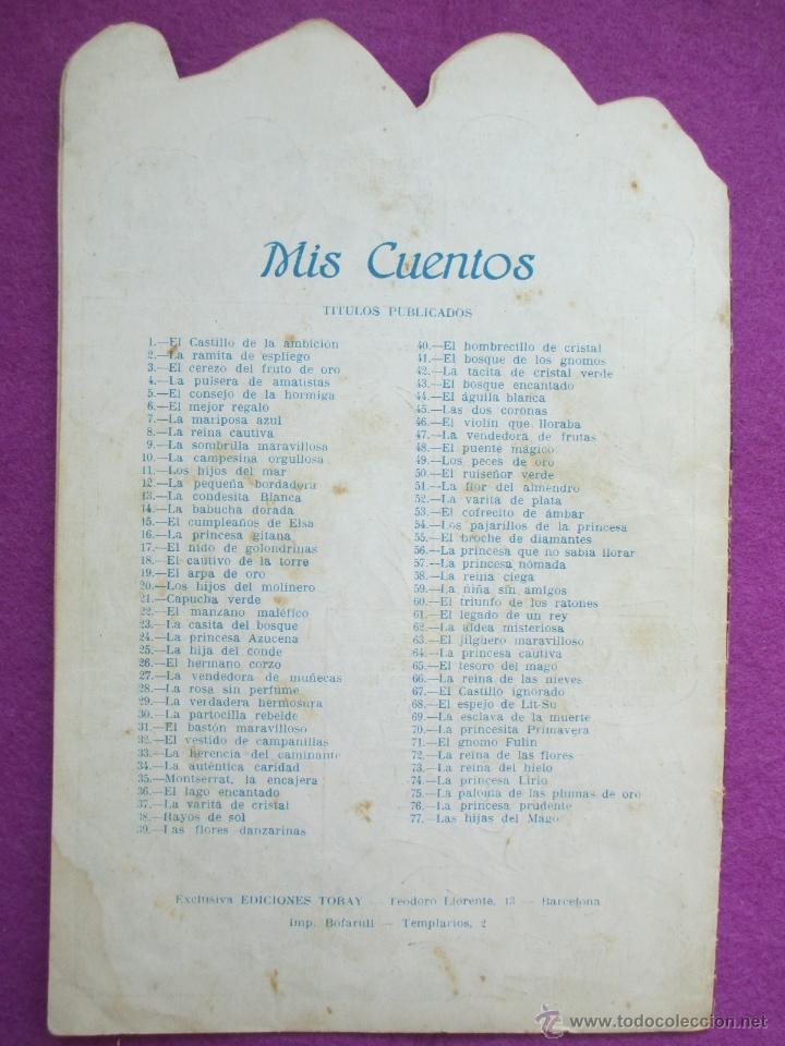 Tebeos: TEBEO, LAS HIJAS DEL MAGO, N&ordm; 77, MIS CUENTOS, TORAY, - Foto 2