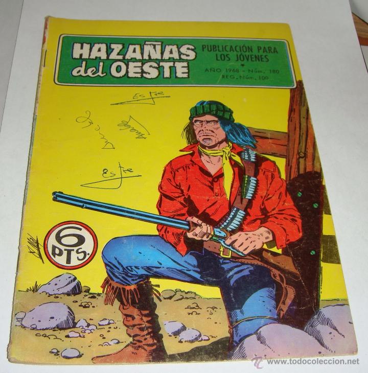 Tebeos: HAZA&Ntilde;AS DEL OESTE N&ordm; 180 ** TORAY 1968 - Foto 1