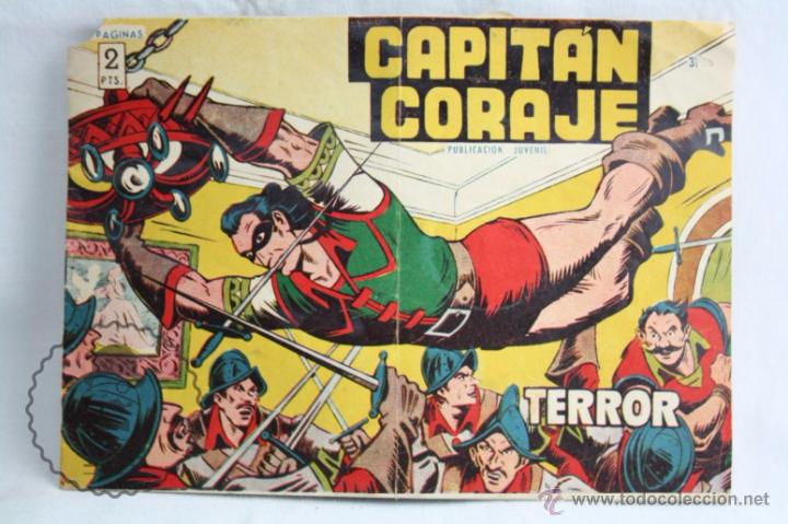 Tebeos: C&oacute;mic Capit&aacute;n Coraje. N&ordm; 31. Terror - Ed. Toray, A&ntilde;o 1958 - Foto 1