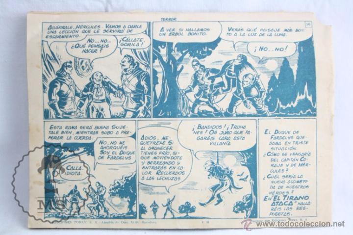 Tebeos: C&oacute;mic Capit&aacute;n Coraje. N&ordm; 31. Terror - Ed. Toray, A&ntilde;o 1958 - Foto 3