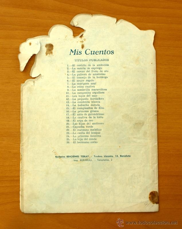 Tebeos: Colecci&oacute;n Mis Cuentos n&ordm; 26 - Ediciones Toray - Foto 3