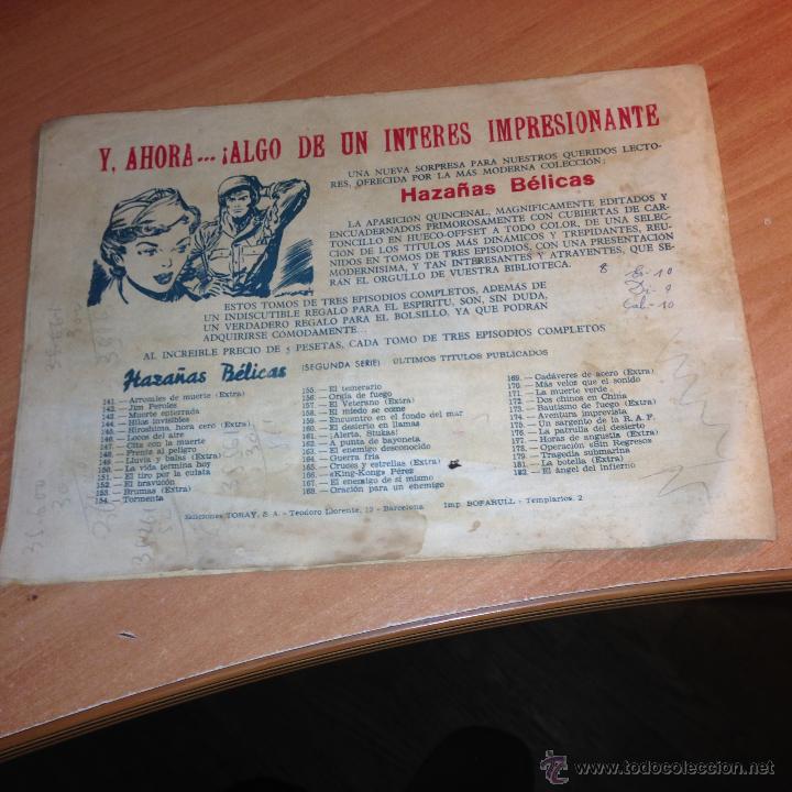 Tebeos: HAZA&Ntilde;AS BELICAS N&ordm; 182 (ED. TORAY) (COB169) - Foto 2