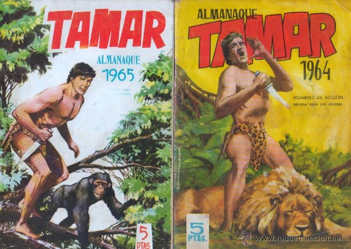 Tebeos: TAMAR ORIGINALES ALMANAQUES AÑOS 1964 - 1965 EDI. TORAY - Foto 1 - 54582306