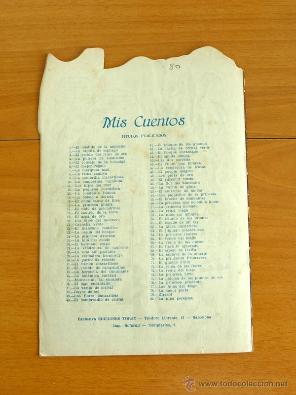 Tebeos: Colecci&oacute;n mis Cuentos n&ordm; 80 - Ediciones Toray - Foto 3