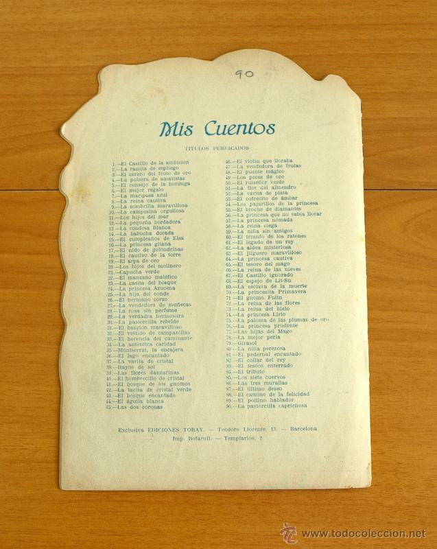 Tebeos: Colecci&oacute;n mis Cuentos n&ordm; 90 - Ediciones Toray - Foto 3