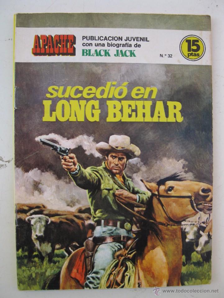 Tebeos: APACHE - N&ordm; 32 - SUCEDI&Oacute; EN LONG BEHAR - EDICIONES ANCEO - EDICIONES TORAY - A&Ntilde;O 1975. - Foto 1