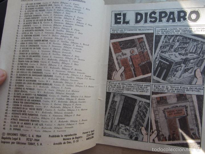 Tebeos: brigada secreta , numero 48 , el disparo , ediciones toray 1964 - Foto 2