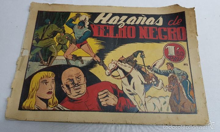 Tebeos: YELMO NEGRO N&ordm; 1 - TORAY ORIGINAL - Foto 1