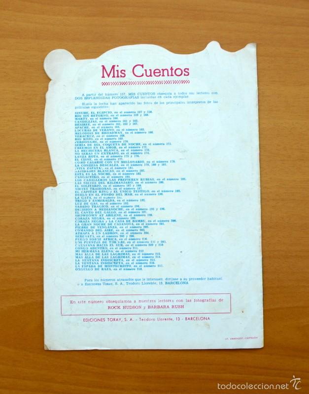 Tebeos: Colecci&oacute;n Mis Cuentos - N&ordm; 218 Coraz&oacute;n prisionero - Ediciones Toray - Foto 3