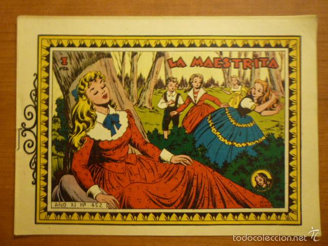 Tebeos: COLECCION AZUCENA N&ordm; 452 LA MAESTRITA EDICIONES TORAY. ORIGINAL. - Foto 1