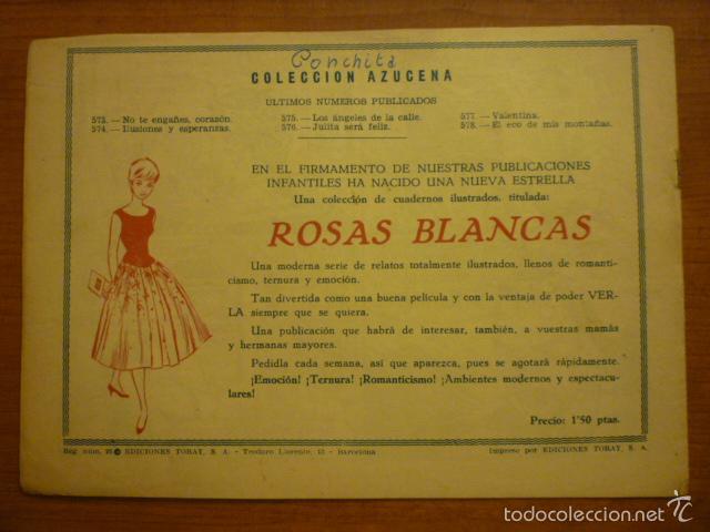 Tebeos: COLECCION AZUCENA  N&ordm;578. EDICIONES TORAY, S.A. ORIGINAL - Foto 2