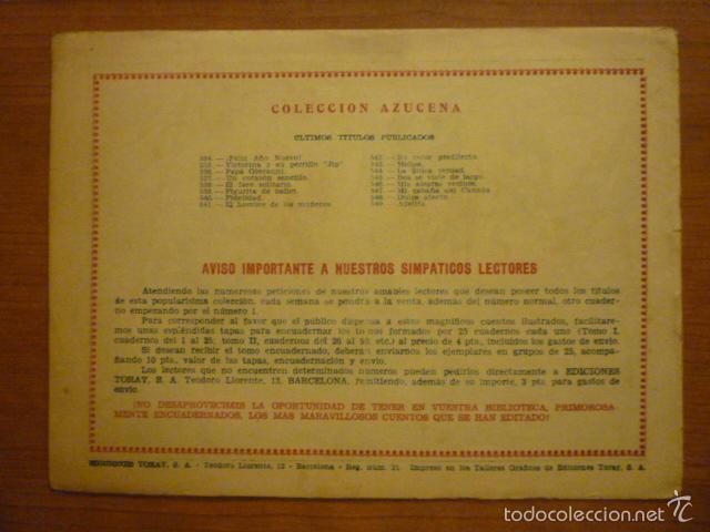 Tebeos: COLECCION AZUCENA  N&ordm;549. EDICIONES TORAY, S.A. ORIGINAL - Foto 2