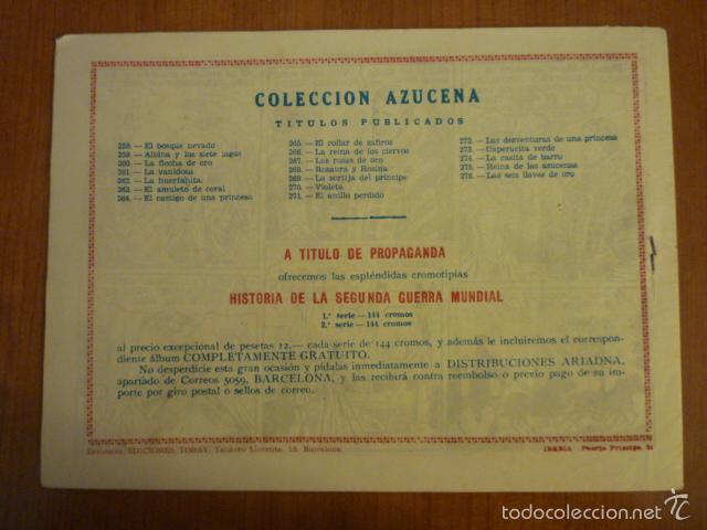 Tebeos: COLECCION  AZUCENA  N&ordm; 276. EDICIONES TORAY, S.A. ORIGINAL - Foto 2