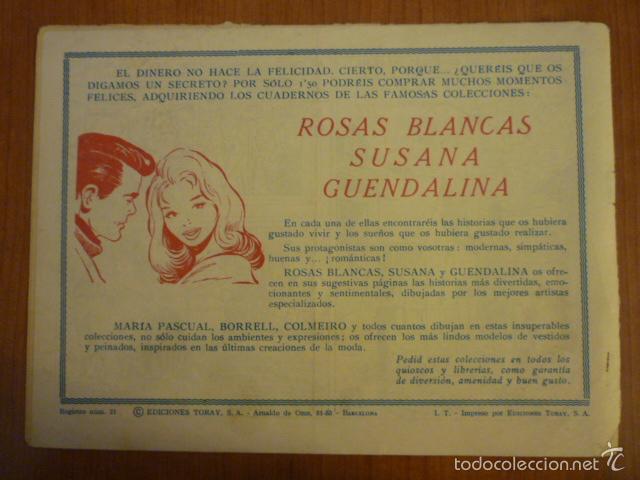 Tebeos: COLECCION AZUCENA N&ordm; 640. EDICIONES TORAY, S.A. ORIGINAL - Foto 2