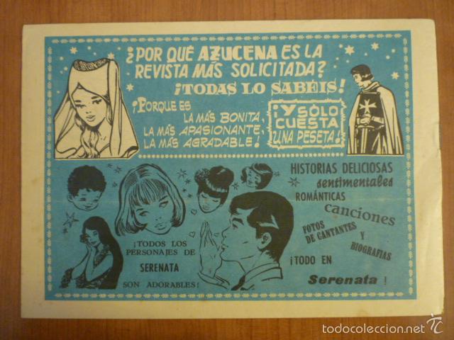Tebeos: COLECCION AZUCENA N&ordm; 240. EDICIONES TORAY, S.A. ORIGINAL - Foto 2