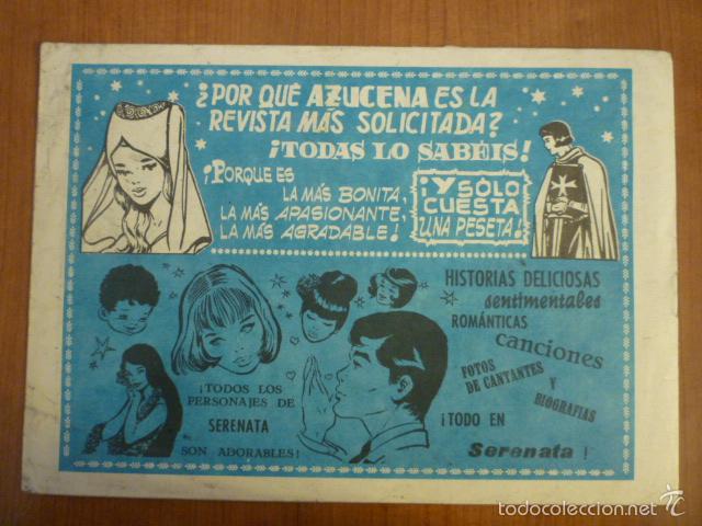 Tebeos: COLECCION AZUCENA N&ordm; 239. EDICIONES TORAY, S.A. ORIGINAL - Foto 2