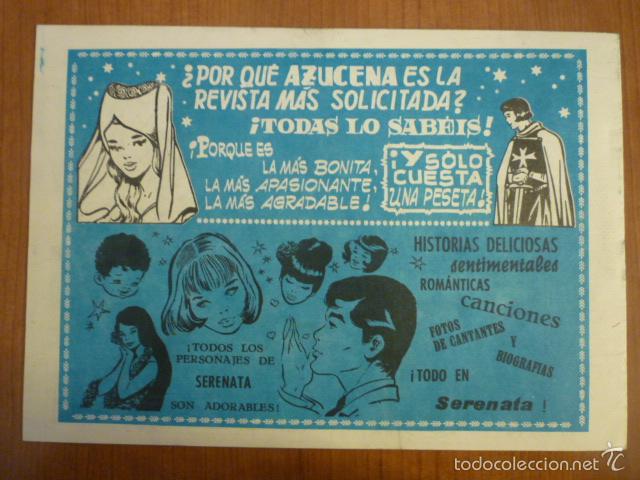 Tebeos: COLECCION AZUCENA N&ordm; 238. EDICIONES TORAY, S.A. ORIGINAL - Foto 2