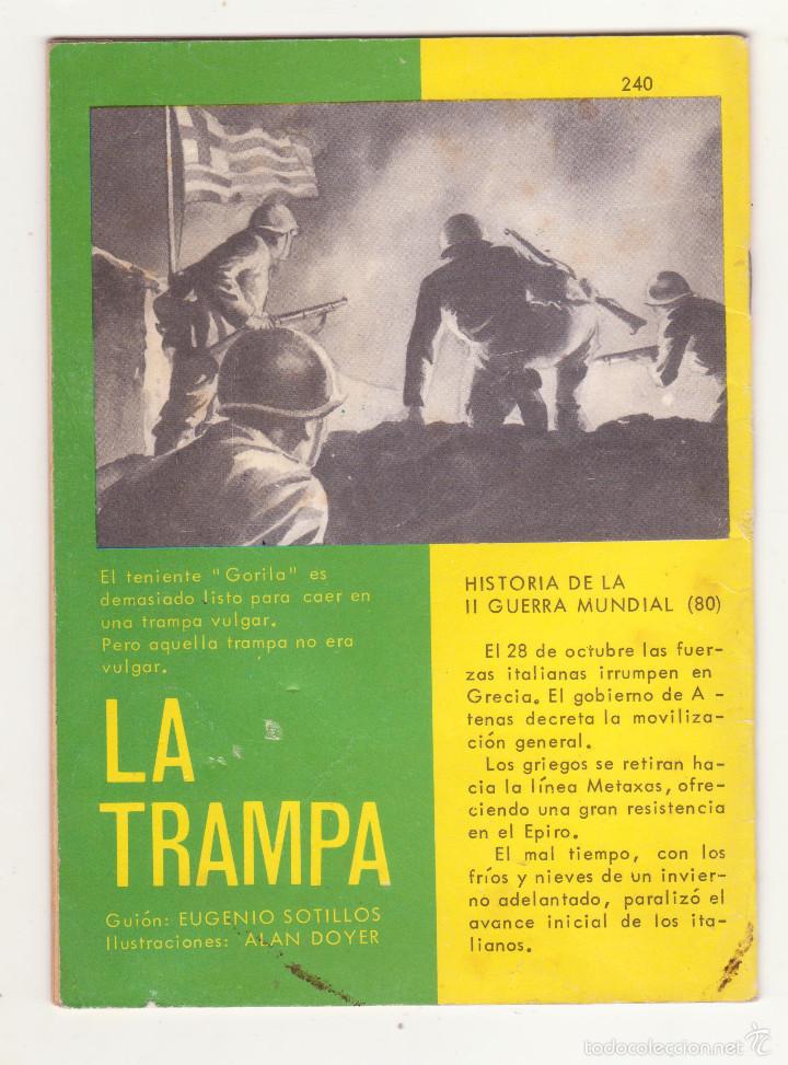 Tebeos: haza&ntilde;as belicas n&ordm; 240 1968 original - Foto 2