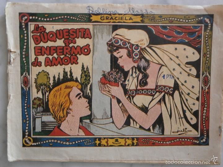 Tebeos: COLECCI&Oacute;N GRACIELA - LA DUQUESITA QUE ENFERMO DE AMOR - Foto 1