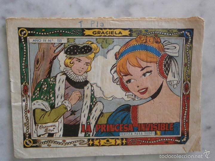 Tebeos: COLECCI&Oacute;N GRACIELA - LA PRINCESA INVISIBLE - N&ordm;155 - Foto 1