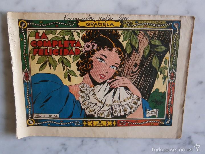 Tebeos: coleccion graciela - la completa felicidad - n&ordm; 54 - Foto 1