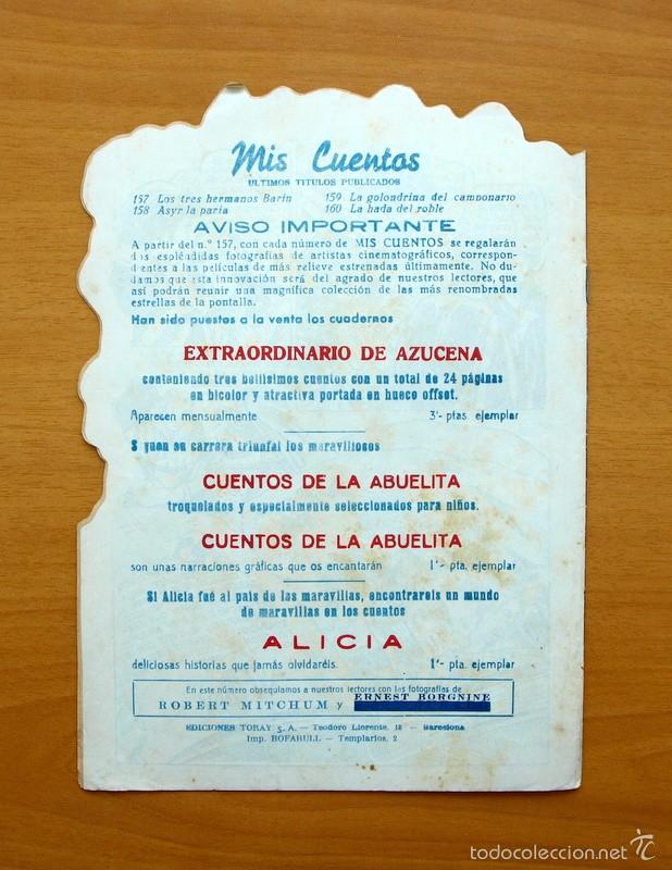 Tebeos: Colecci&oacute;n Mis Cuentos - N&ordm; 160 El Hada del roble - Ediciones Toray - Foto 3