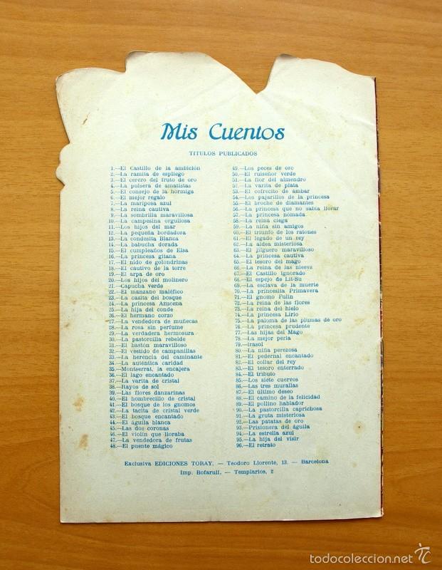 Tebeos: Colecci&oacute;n Mis Cuentos - N&ordm; 96 El retrato - Ediciones Toray - Foto 3
