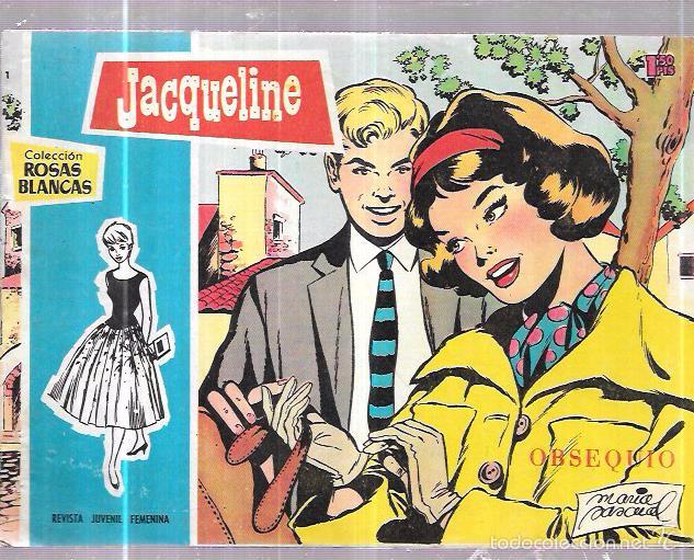 Tebeos: COLECCI&Oacute;N ROSAS BLANCAS. JACQUELINE. 1958. - Foto 1