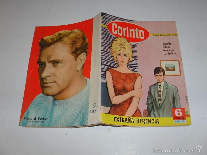 Tebeos: NOVELAS ROMANTICAS - CORINTO - NUMERO 40 - - Foto 1