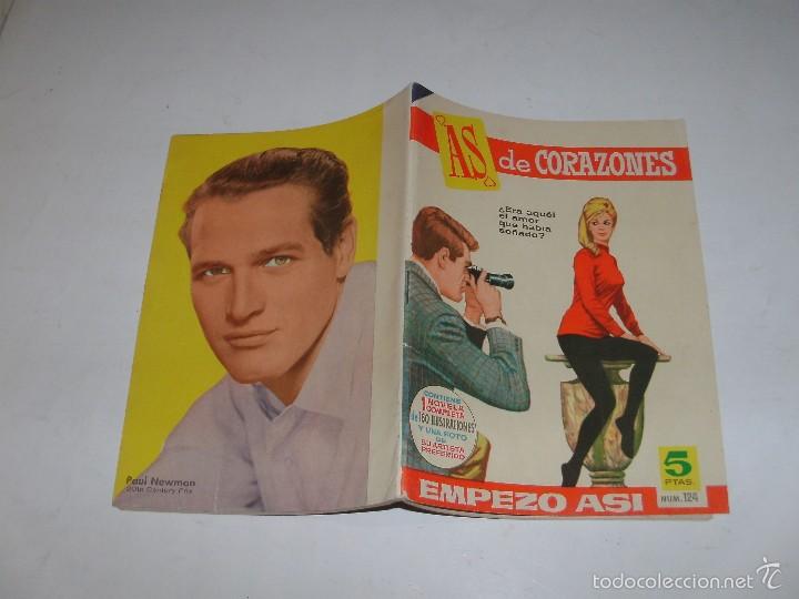 Tebeos: NOVELAS ROMANTICAS - AS DE CORAZONES - NUMERO 124 - - Foto 1