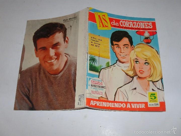 Tebeos: NOVELAS ROMANTICAS - AS DE CORAZONES - NUMERO 134 - - Foto 1