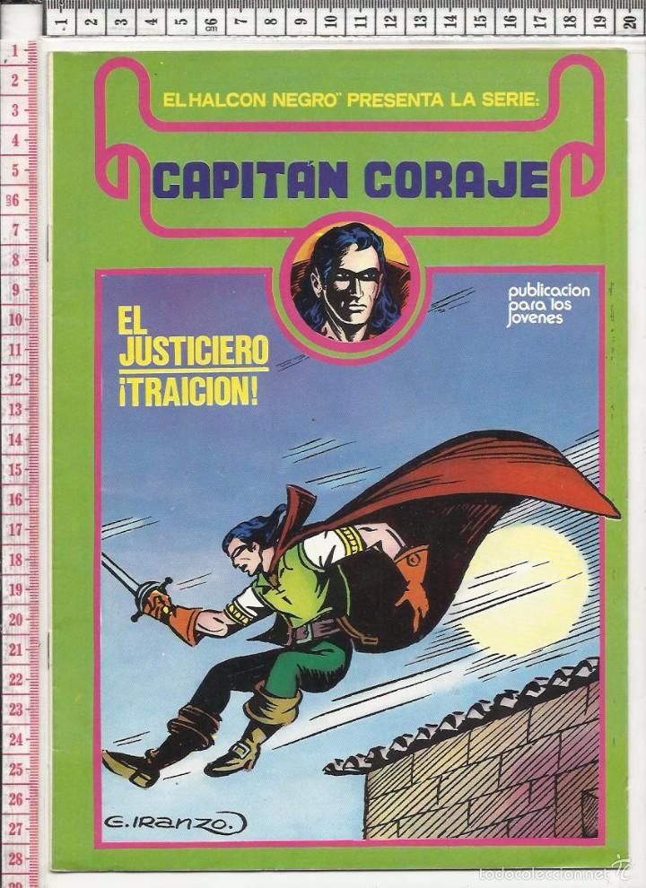Tebeos: 21.9 C&Oacute;MIC, TEBEO, CAPITAN CORAJE, EL JUSTICIERO, TRAICION, N&ordm; 1 - Foto 1