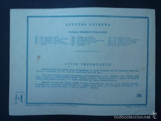 Tebeos: COLECCION AZUCENA, N&ordm; 203. - Foto 2