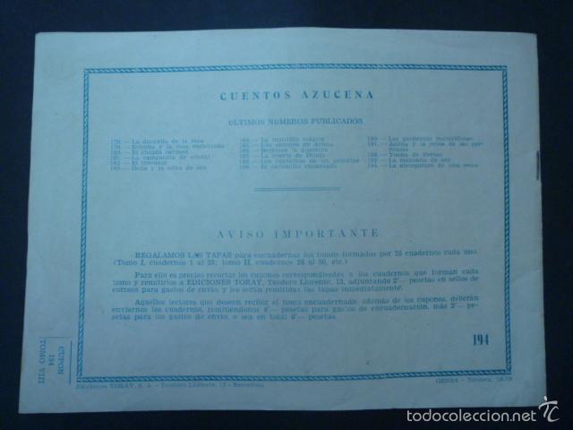 Tebeos: COLECCION AZUCENA N&ordm;194. - Foto 2